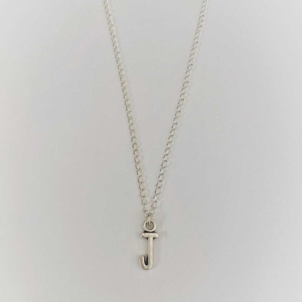 3 for $49 New Silver "J" Initial Necklace